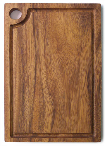 Rectangular Chopping Board with groove 12" x 8" x 0.75