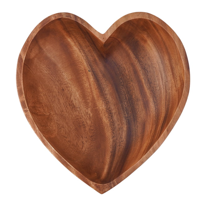 Heart Shaped Bowl 12" x 4"