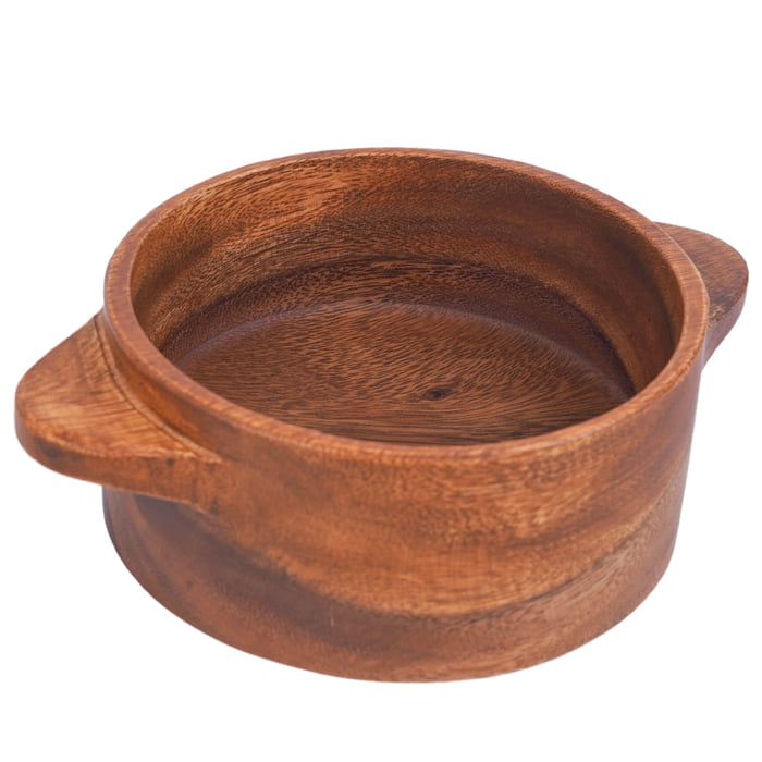 Round Bowl w/ Handle 9.5" x 6.75" x 3"