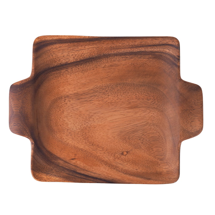 Square Plate with Handle 13" x 10" x 1.25"