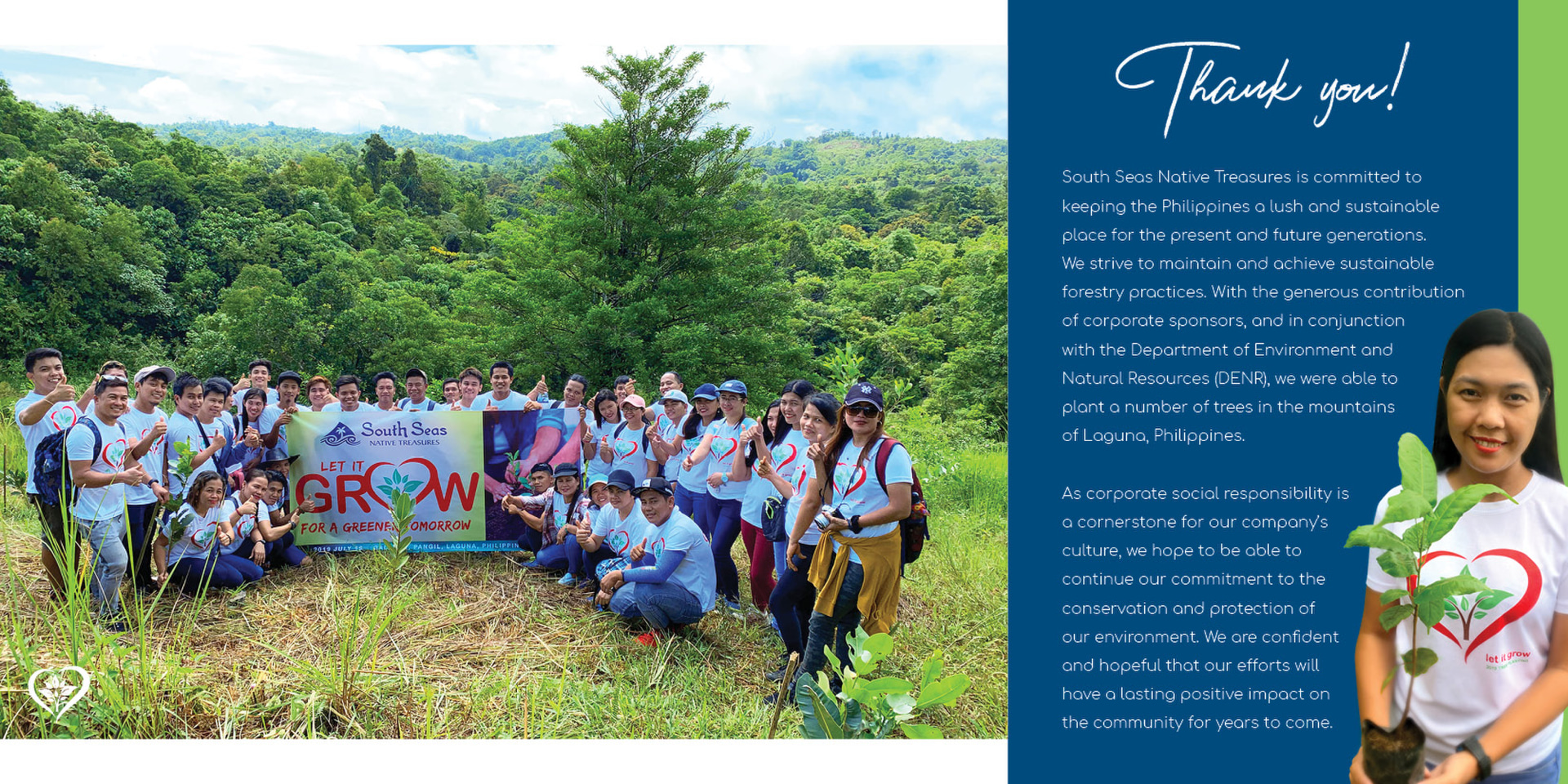 South Seas Native Treasures annual Plant A Tree Program