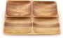 4 Container Rectangular Tray 10.5" x 7.5"x 1.5"