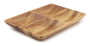 4 Container Rectangular Tray 10.5" x 7.5"x 1.5"