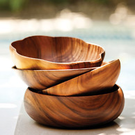 Round Calabash Bowl 12" x 4"