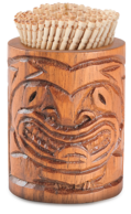 Tiki Toothpick Holder 2.5" x 2"