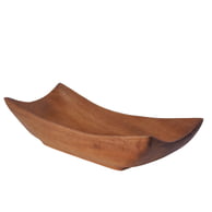 Rectangular Cornered Bowl with Base 12" x 5" x 3"