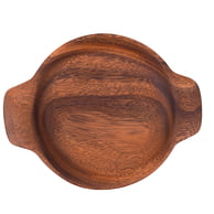 Round Plate with Handle 10.5" x 8" x 1.25"